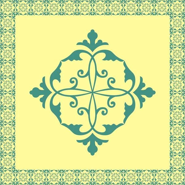 Vector arabic pattern ornament — Stock Vector