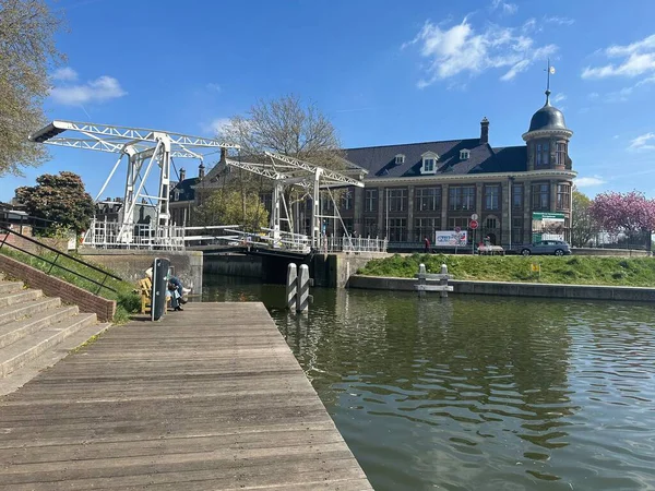 Urecht şehrinin manzarası Hollanda