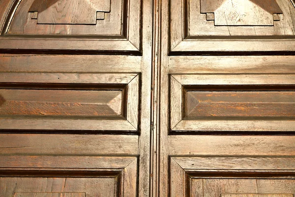 Streszczenie drzwi Lombardia kolumna starego milano — Zdjęcie stockowe