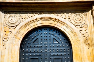 Londra kapı paslı pirinç çivi kolu ve  