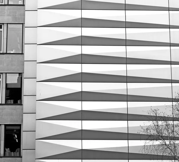 Nel nuovo edificio grattacielo londinese distribuzione finanziaria — Foto Stock