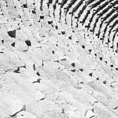   Türkiye'nin Avrupa myra ste eski tiyatro soyut dokusuna