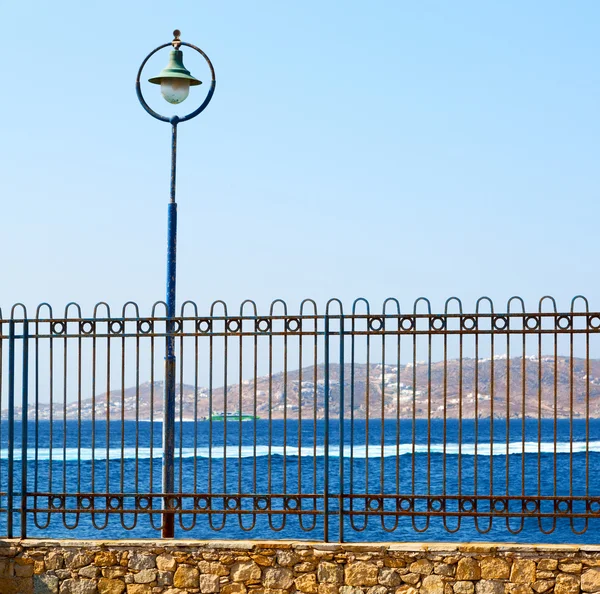 Light europe in the sky of    mediterranean sea — Stock Photo, Image