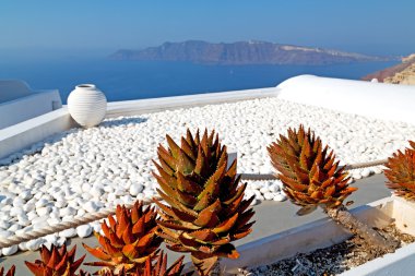  çiçekler mimarisi Avrupa'nın Kiklad Adaları santorini  