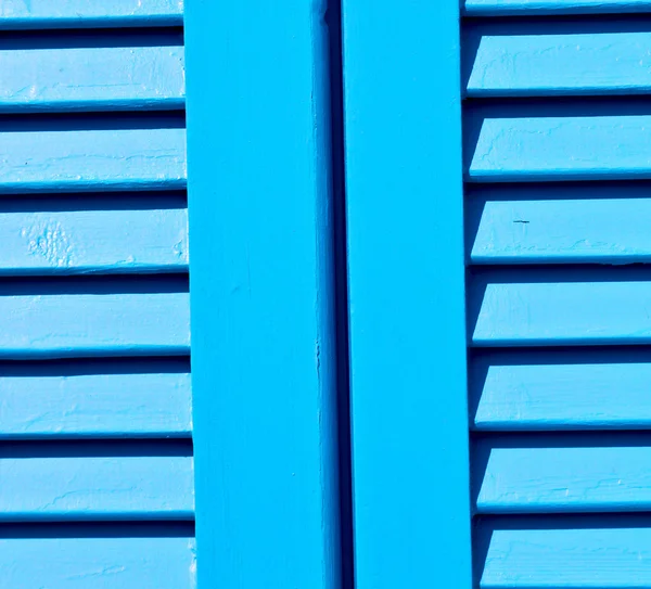 Venetian blind     in    santorini europe greece  old architect — Stock Photo, Image