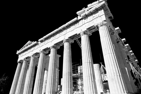 Europa griechenland akropolis athens platz und historisch in t — Stockfoto