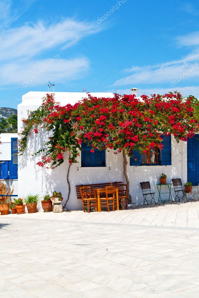 in      isle of greece      old house    white color