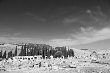  Anadolu pamukkale eski yapılar Asya Türkiye colum '