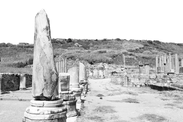 No perge construção antiga Ásia peru a coluna e o roma — Fotografia de Stock