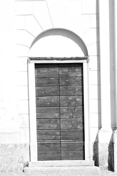 Részletesen fali ajtó Olaszország szárazföldi Európa építészeti és fa th — Stock Fotó