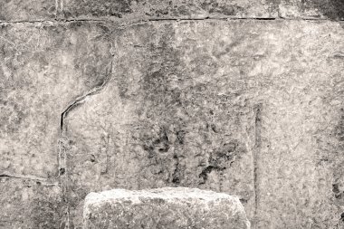 Türkiye ve eski duvar doku materia kırık adım tuğla