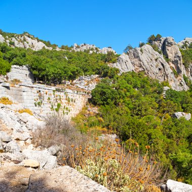  Asya Türkiye termesso Tepesi'nden Anadolu miras Harabeleri