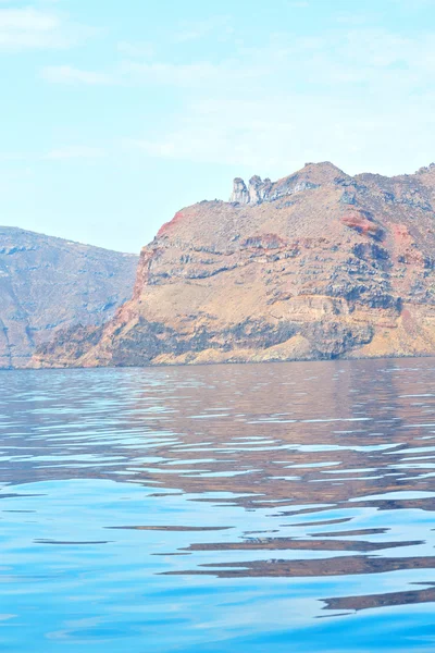 Aus dem Boot schäumt griechischer Himmel — Stockfoto