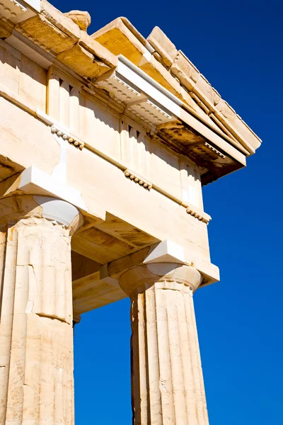 En Grecia la vieja arquitectura y —  Fotos de Stock