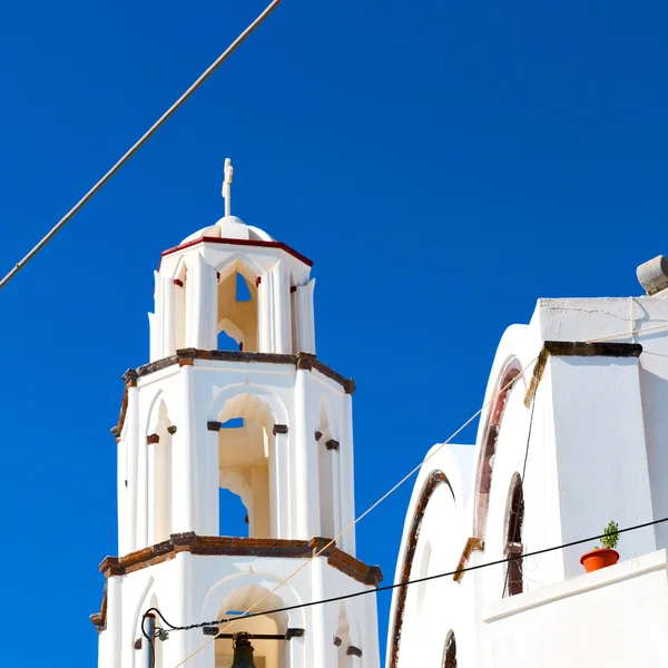 Mimari beyaz arka plan çapraz santorini Yunanistan ol — Stok fotoğraf