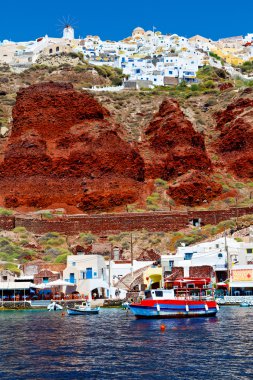 bir Avrupa Yunanistan gökyüzü kayalar.
