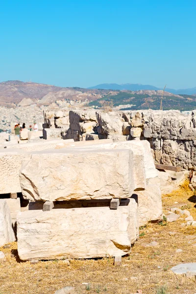 Європи Греція Акрополь Афіни місце — стокове фото