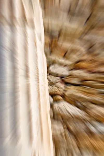 Nos athens a pedra velha da coluna borrada — Fotografia de Stock