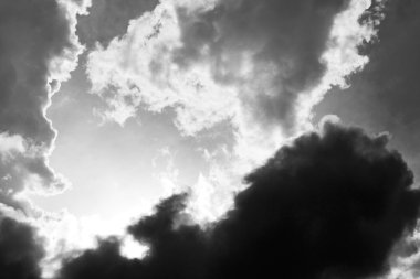 Yunanistan Avrupa ve fantastik mistik doğa tropikal gökyüzünde