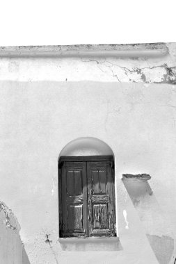 Yunanistan Avrupa eski mimari ve g antika penceresinde