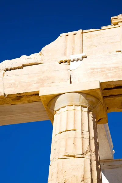 Athen im alten griechischen Parthenon — Stockfoto