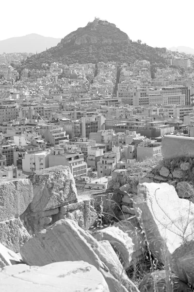 Avrupa Yunanistan con antik kenti ve eski yeni mimari — Stok fotoğraf