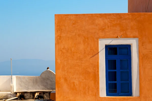 En la ventana de la isla griega —  Fotos de Stock