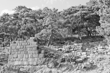  taş ve antalya arykanda Türkiye Asya gökyüzü tiyatroda bir