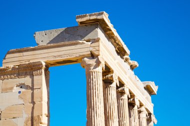 heykel Akropolis eski mimari 