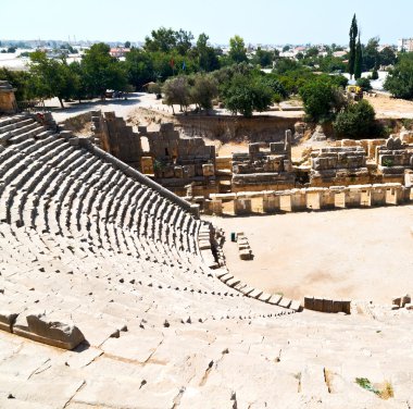  myra Türkiye Avrupa eski Roma Nekropolü tiyatroda Arkeoloji