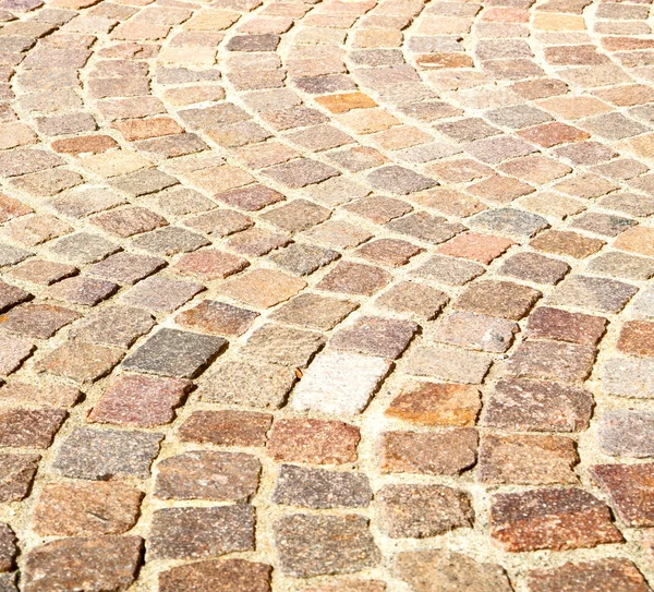 Cracked  step   brick in  italy old wall and texture material t — Stock Photo, Image