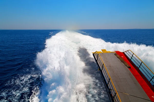 Movimiento marea abstracta de barco — Foto de Stock