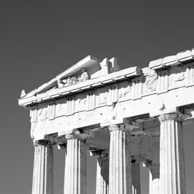 Atina Akropol ve Yunanistan eski mimar tarihi