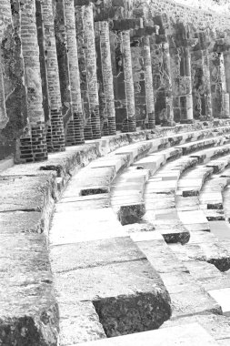  Aspendos ve Türkiye'nin Avrupa'nın eski tiyatro abstrac kırık