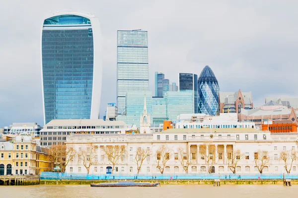 Thames rivier windows — Stockfoto