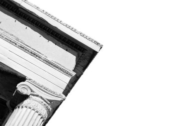 tarihsel Atina'da Yunanistan eski mimari ve historica