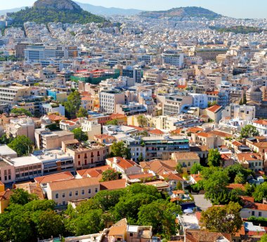 Avrupa Yunanistan con antik kenti ve eski yeni mimari