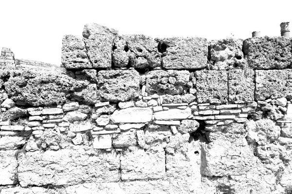 Turecko a popraskané krok cihel ve staré zdi textury materia — Stock fotografie