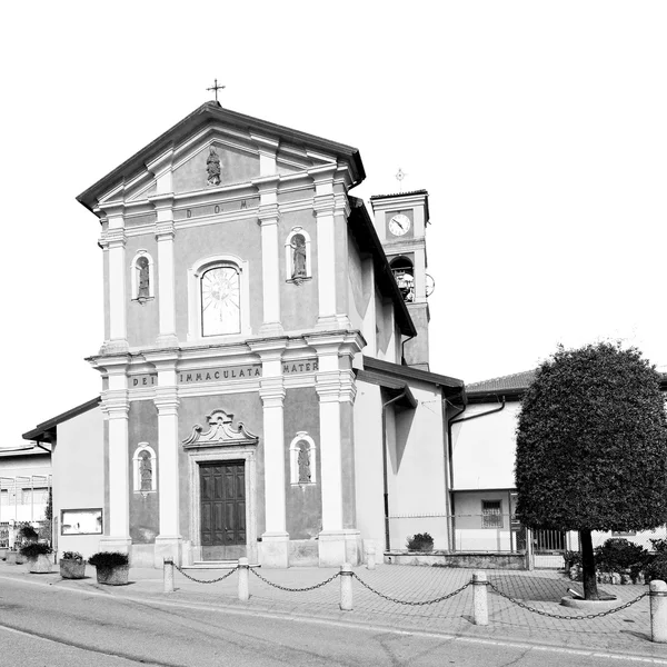 Heritage gammal arkitektur i Italien Europa Milano religion — Stockfoto