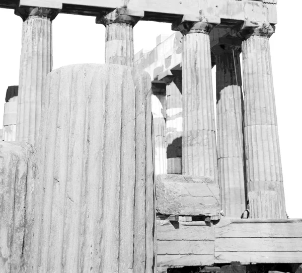 Aten w Grecji stary architektura i historyczne miejsce część — Zdjęcie stockowe