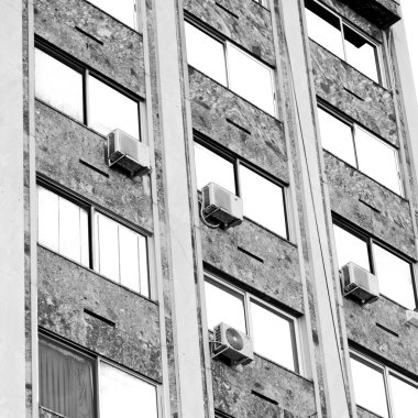 soyut gökdelen ve klima gökyüzü Avrupa'nın Yunanistan t