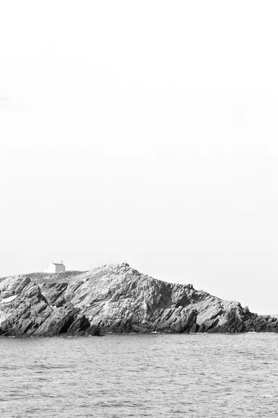Schaum und Schaum von den Bootsinseln im Mittelmeer — Stockfoto