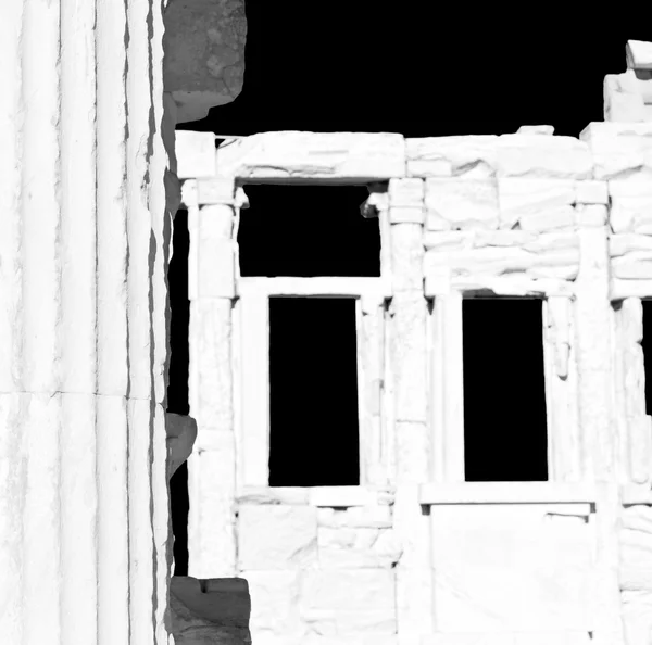 Europe grec acropole athens lieu et historique en t — Photo