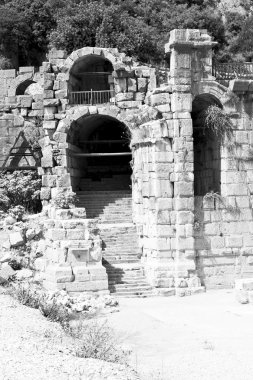 Myra Türkiye Avrupa eski Roma Nekropolü ve yerli mezar s