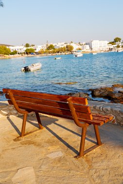 gökyüzü ve deniz Yunanistan Adası Santorini'de 