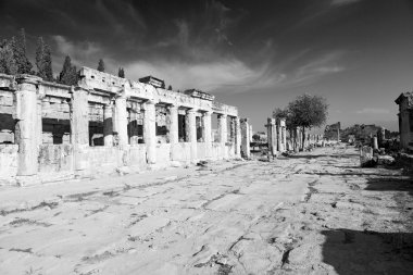  Anadolu pamukkale eski yapılar Asya Türkiye colum '