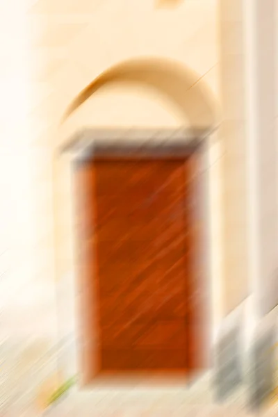 Detail in  blurred   and wood the historical gate — Stock Photo, Image