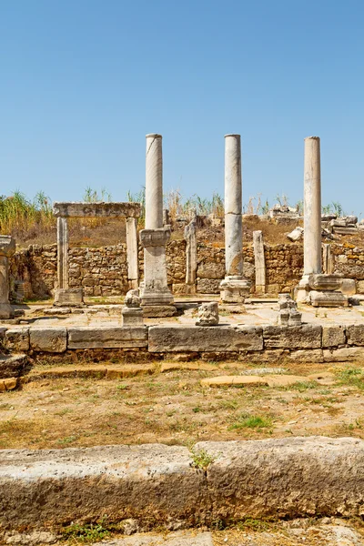 Perge stara budowla w Azji kolumny świątyni — Zdjęcie stockowe