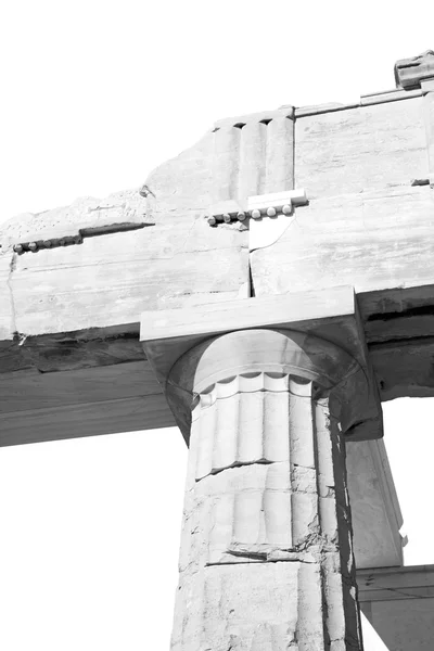 Athens en grec la partie ancienne architecture et lieu historique — Photo