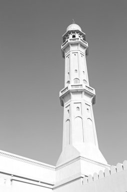 Umman muscat oteli eski Camii Minare ve din gökyüzü temizleyin